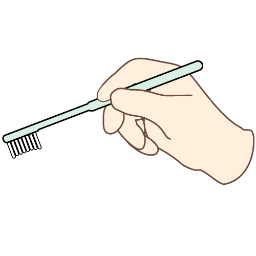 歯ブラシの握り方